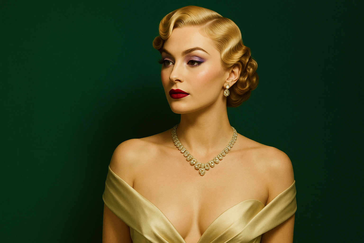 Elegant Waves - Vintage inspired finger waves hairstyle