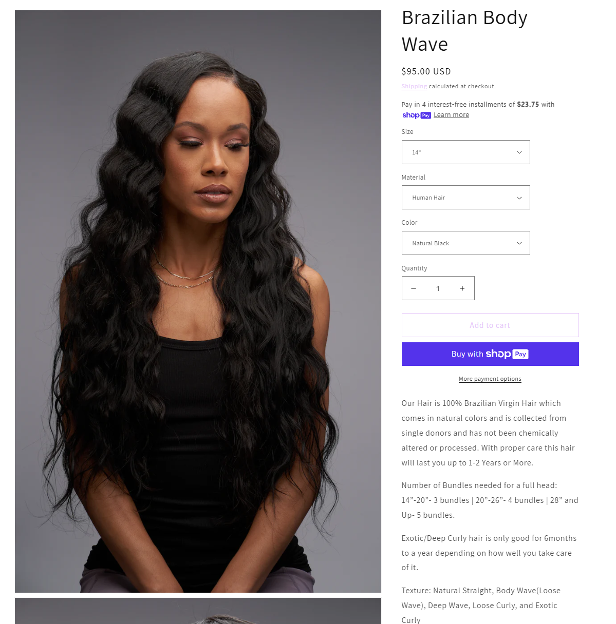 Brazilian Body Wave