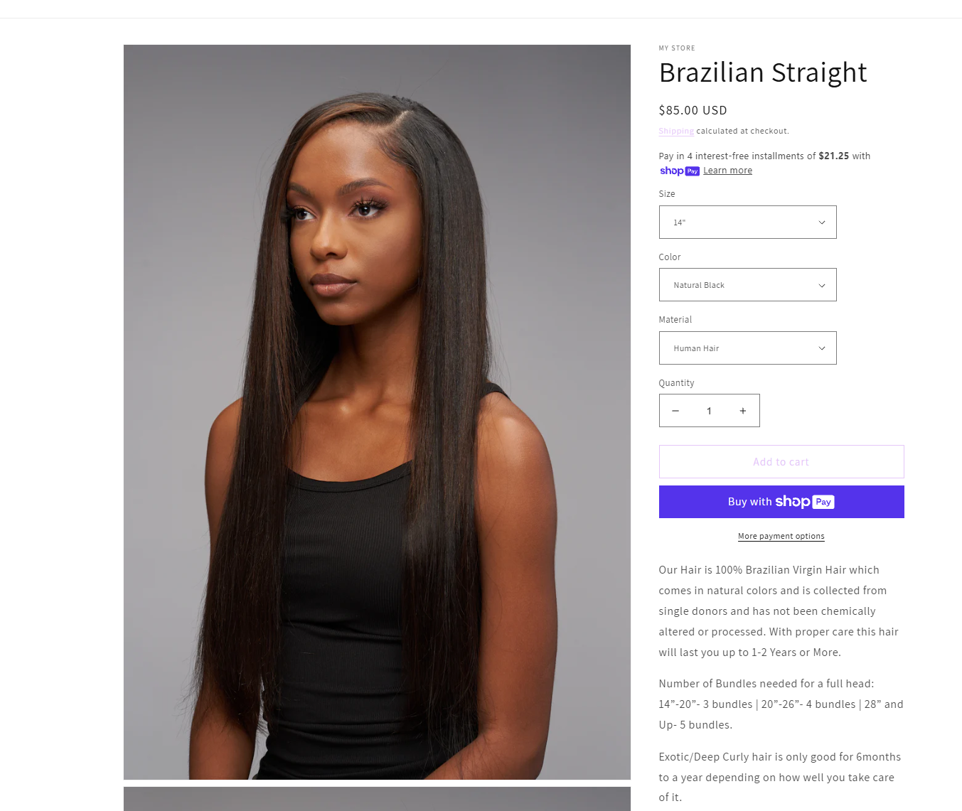Brazilian Straight