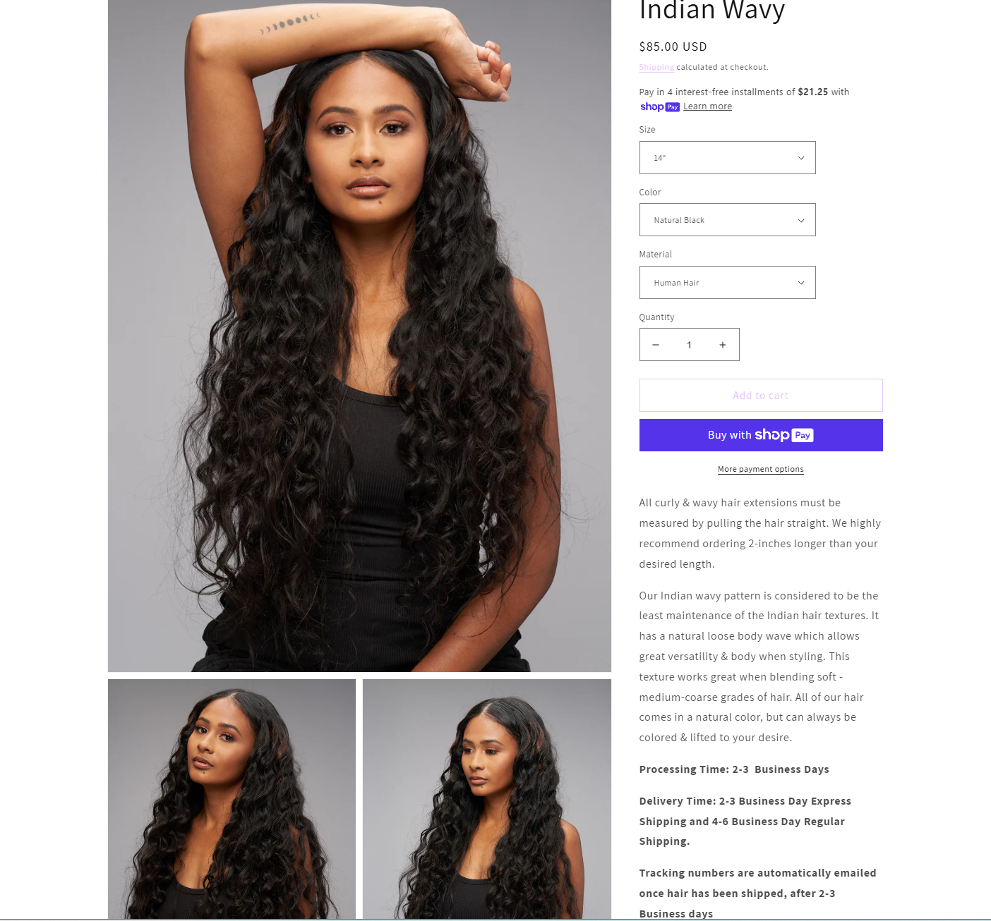 Indian Wavy